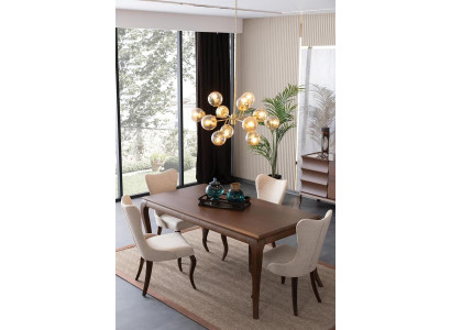 Esszimmer Küchentisch Esstisch Stühle Essgruppe Sitzgruppe für 4 Personen