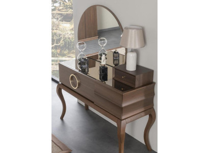 Schminktisch Kommode Verspiegelt Kosmetiktisch Frisierkommode mit Spiegel