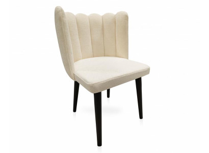 Designer Wohnzimmerstuhl Sessel Esszimmerstuhl Polsterstuhl Metallbeine