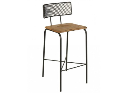 Barhocker Tresenhocker Barstuhl Tresestuhl Stuhl mit Rücklehne Metall