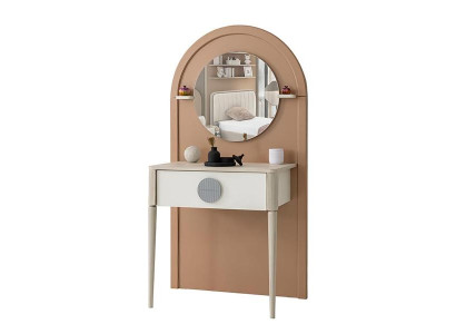 Schminktisch Elegant Spiegel Schublade Stilvolles Design Moderne Einrichtung