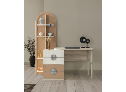 Schreibtisch Elegant Schubladen Stilvolles Design Funktionales Arbeiten Büro