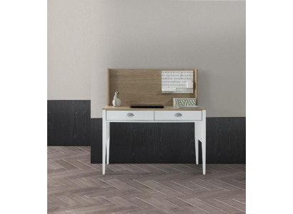 Moderner Schreibtisch Ablageflächen Stilvolles Design Weiß Büro Kinderzimmer