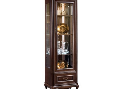Vitrine Glasvitrine Glasschrank Massivholzschrank Hochschrank Schrankvitrine