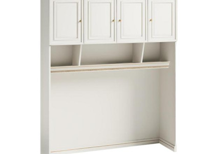 Schrank Element Kleiderschrank mit Nische für Hocker Begehbarer Schränke