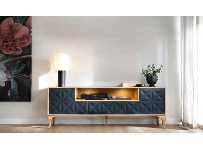 Medienunterteil TV-Lowboard TV-Sideboard Fernsehkommode Fernsehtisch