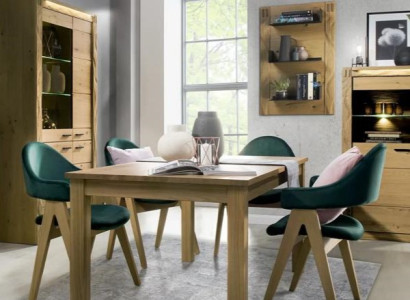 Esszimmer Modern Set Esstisch + 4x Stühle Designer Luxuriöses Einrichtung