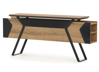 Sideboard Schrank Aktenschrank Büroschrank Arbeitszimmer Büromöbel Holz