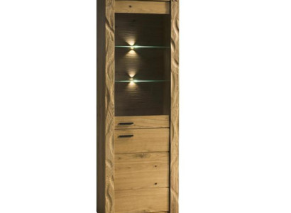 Vitrine Glasvitrine Glasschrank Massivholzschrank Hochschrank Schrankvitrine
