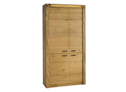 Schrank Kleiderkasten Hochschrank Stauraumschrank Wäscheschrank