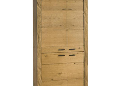 Schrank Kleiderkasten Hochschrank Stauraumschrank Wäscheschrank