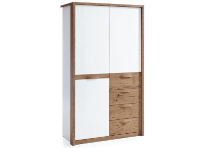 Schrank Kleiderkasten Hochschrank Stauraumschrank Wäscheschrank