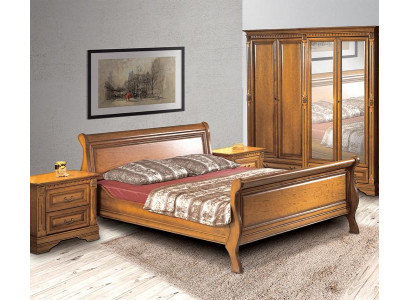 Schlafzimmer Designer Bett 2x Nachttische Luxuriöses Einrichtung Komplett