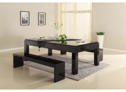 Esstisch Billardtisch 2 in 1 Billardtische Pooltisch Spieltische Holz 7ft