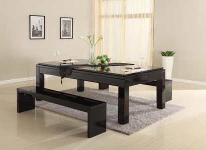 Esstisch Billardtisch 2 in 1 Billardtische Pooltisch Spieltische Holz 7ft