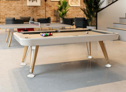 Billardtisch 2 i 1 Multifunktionstisch Pooltisch Esstisch Tische Billard