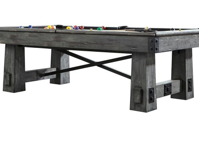 Stilvoller Spieltisch Billardtisch Holztisch Luxus Billardmöbel Freizeittisch