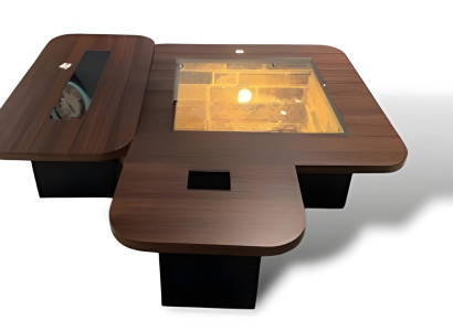 Wohnzimmertisch Set Couchtisch Exklusiv Holz Moderne Luxus Möbel 3tlg