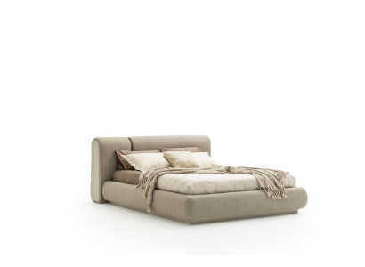 Schlafzimmer Bett 180x200 Beige Modernes Design Möbel Doppelbett Polsterbett