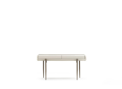 Schminktisch Holz Esszimmer Kosmetiktisch Schubladen Beige Möbel Konsole