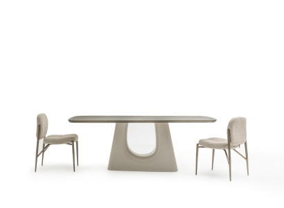 Esszimmer Set Esstisch + 6х Stühle Beige Moderne Möbel 7tlg