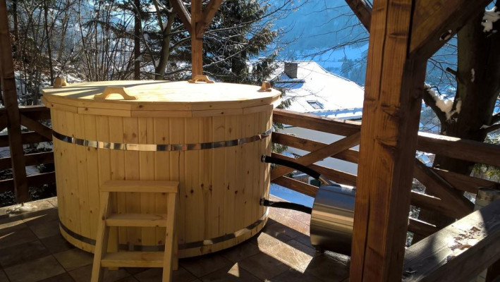 Whirlpool Blubberbad Badefass Spa-Bad Erholungsbecken Thermalwanne