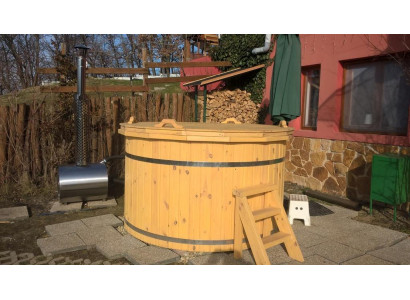 Whirlpool Badefass Garten Bad Thermoholz Outdoor-Spa Erholungsbecken