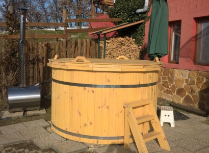 Whirlpool Badefass Garten Bad Thermoholz Outdoor-Spa Erholungsbecken