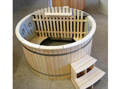 Outdoor-Spa Hot Tub Whirlpool Badefass Thermalwanne Erholungsbecken