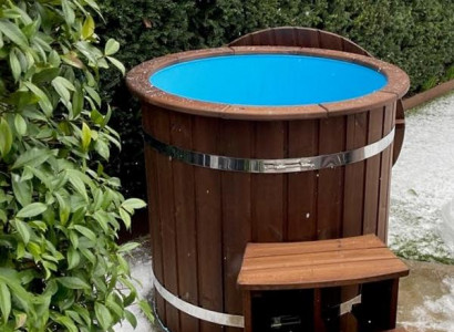 Whirlpool Holzbadewanne Garten Bad Outdoor-Spa Erholungsbecken