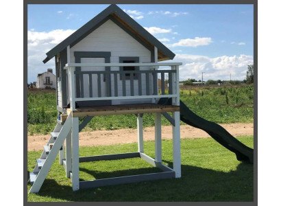 Kinder Huette Spielplatz Spielturm Baumhaus Kinderhaus Rutsche Hütte