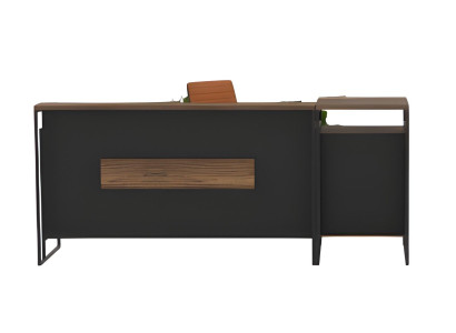 Empfangstisch Verkaufstisch Kassen Empfang Rezeption Graphit Büromöbel