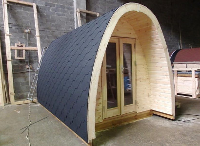 Campinghütte Freizeithaus Tiny House Naturhütte Holzhütte Mobilheim