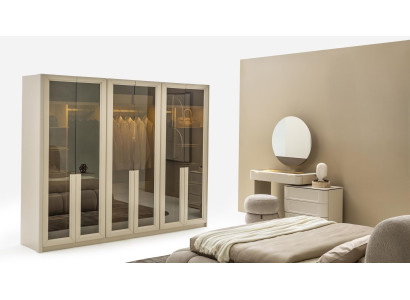 Schminktisch Set Konsole Spiegel Schlafzimmer Kleiderschrank Design Hocker Set