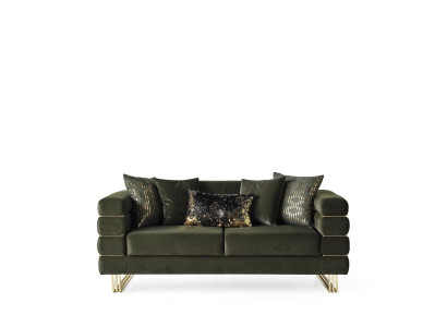 Sofa 3 Sitzer Sofas Polster Top-Qualität Garnitur Moderne Couchen Textil Sitz