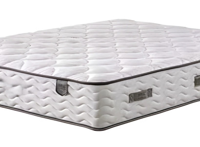 Weiße Textilmatratze in modernem Design für erholsamen Schlaf