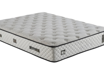 Weiße Matratze aus Textil für erholsamen Schlaf und Komfort