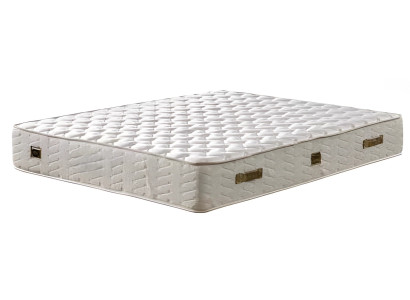 Weiße Textilmatratze in modernem Design für erholsamen Schlaf