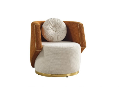 Stilvolle  Sessel Weiß Hochwertige Lounge Designer Lehn Sessel 1 Sitzer  Polst