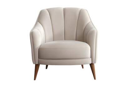 Lounge Chair Barlounge Cafésessel Empfangssessel Sessel Loungesessel Beige