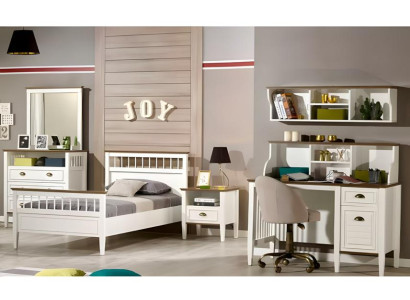 Kinderzimmer-Set Weiß aus Holz mit stilvollem Design