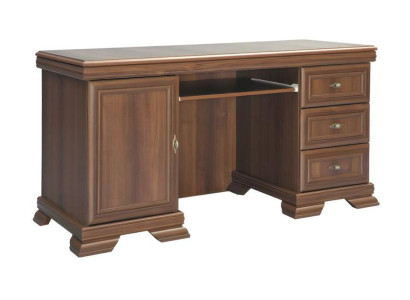 Computertisch Schreibtisch Arbeitstisch Ausziehbare Tastaturablage Holz