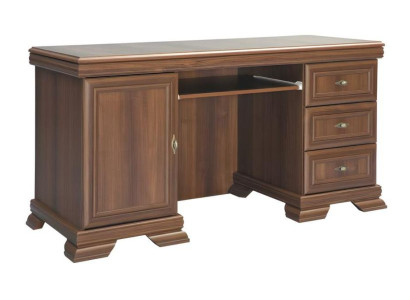 Computertisch Schreibtisch Arbeitstisch Ausziehbare Tastaturablage Holz