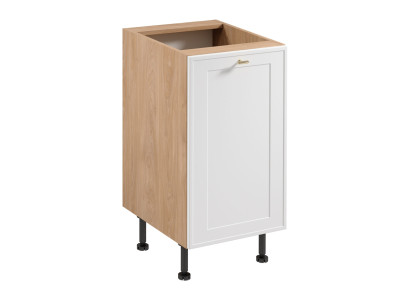 Küchenschrank Unterschrank Schrank Holzschrank Beige-Weiß Küchenmöbel