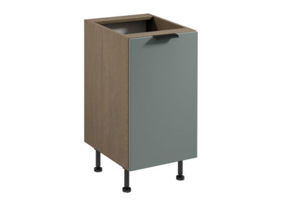 Küchenunterschrank Küchenschrank Holzschrank Küchenmöbel Braun-Grau