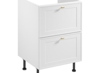 Schubladenschrank Küchenschrank Holzschrank Für  Induktionsherd Weiß