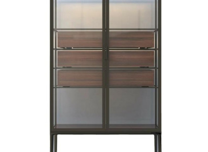 Vitrinenschrank Vitrine Schaukästchen Dekoschrank Sammlungsvitrine