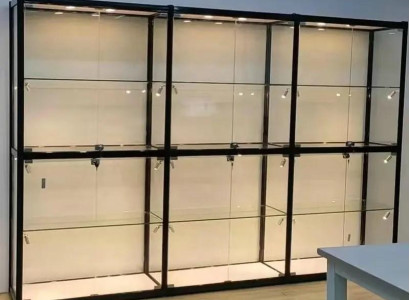 Glasdisplay Vitrinenschrank Vitrine Schrankvitrine Kollektionsschrank