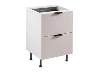 Unterer Schrank Küchenschrank Schubladenschrank Besteckeinsatz Weiß