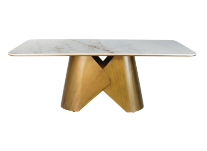 Eleganter Esstisch Stilvoller Küchentisch Abgerundeter Holztisch